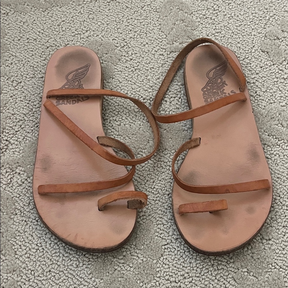 Ancient Greek Women's Tan Sandals